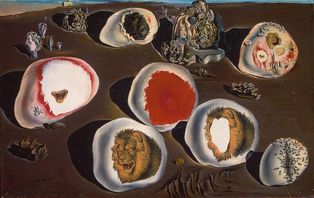 The Accommodations of Desire, 1929 by Salvador Dali