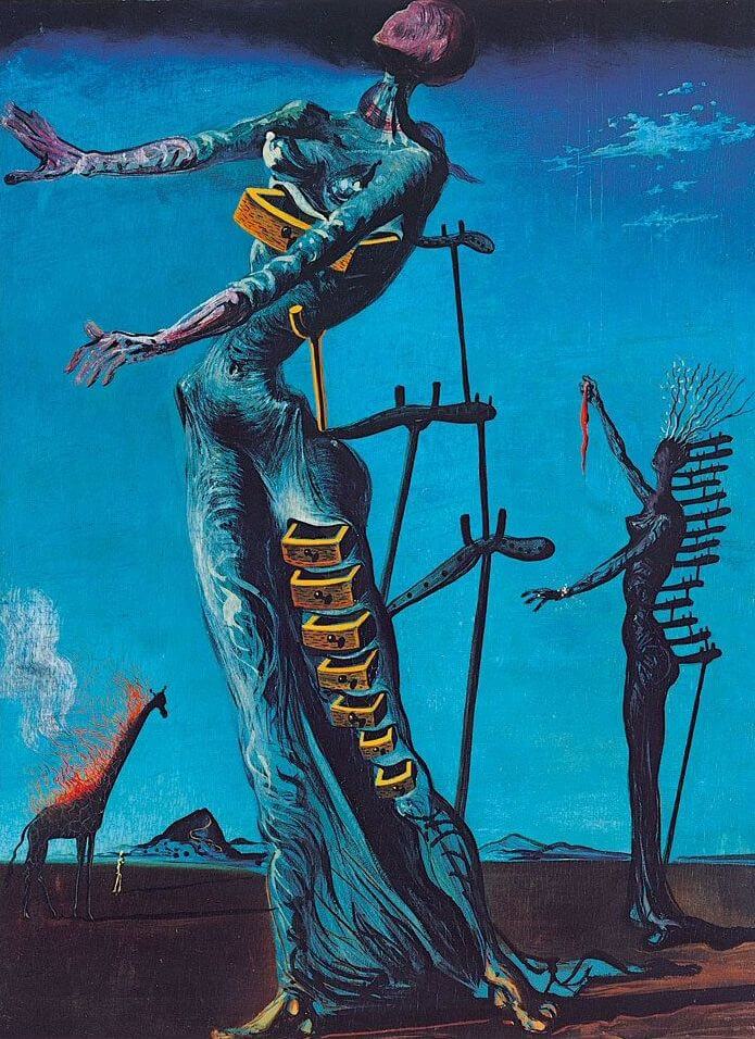The Burning Giraffe, 1937 by Salvador Dali