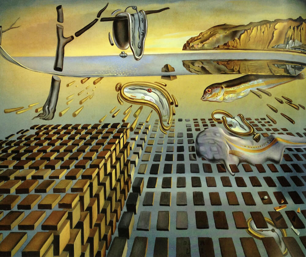 The Disintegration of the Persistence of Memory, 1954 by Salvador Dali