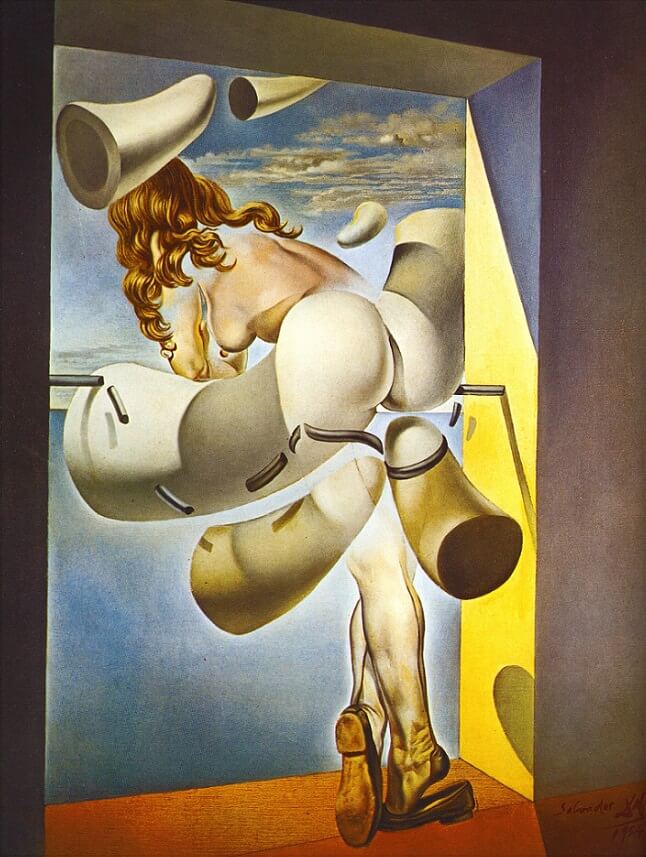 Young Virgin Auto-Sodomized by Her Own Chastity, 1954 by Salvador Dali