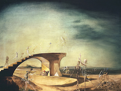 The Broken Bridge and the Dream by Salvador Dali