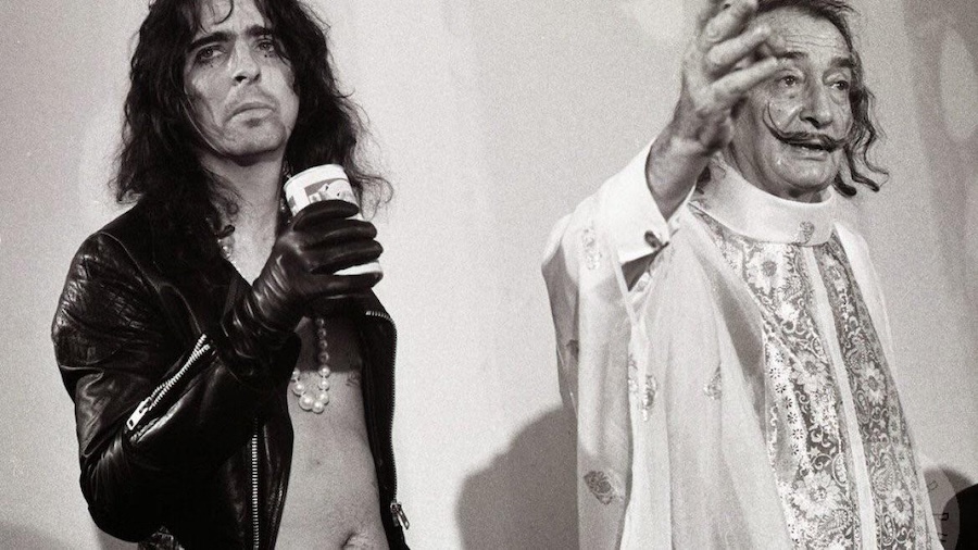 Alice Cooper and Salvador Dali