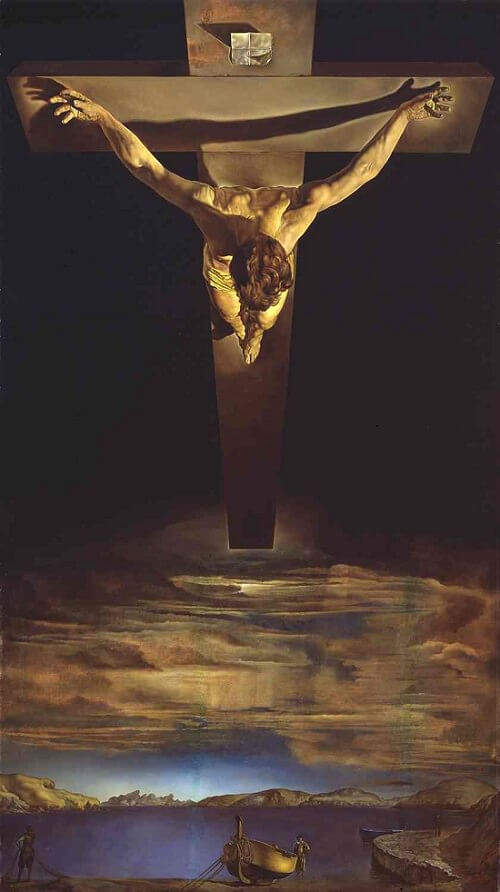 Christ Of Saint John Of The Cross 1951 By Salvador Dali
