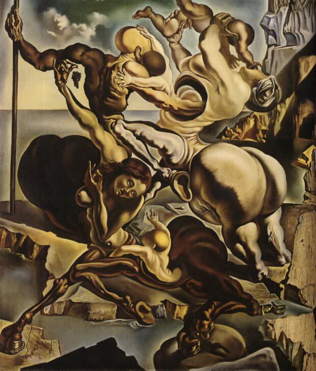 Family of Marsupial Centaurs, 1940 by Salvador Dali