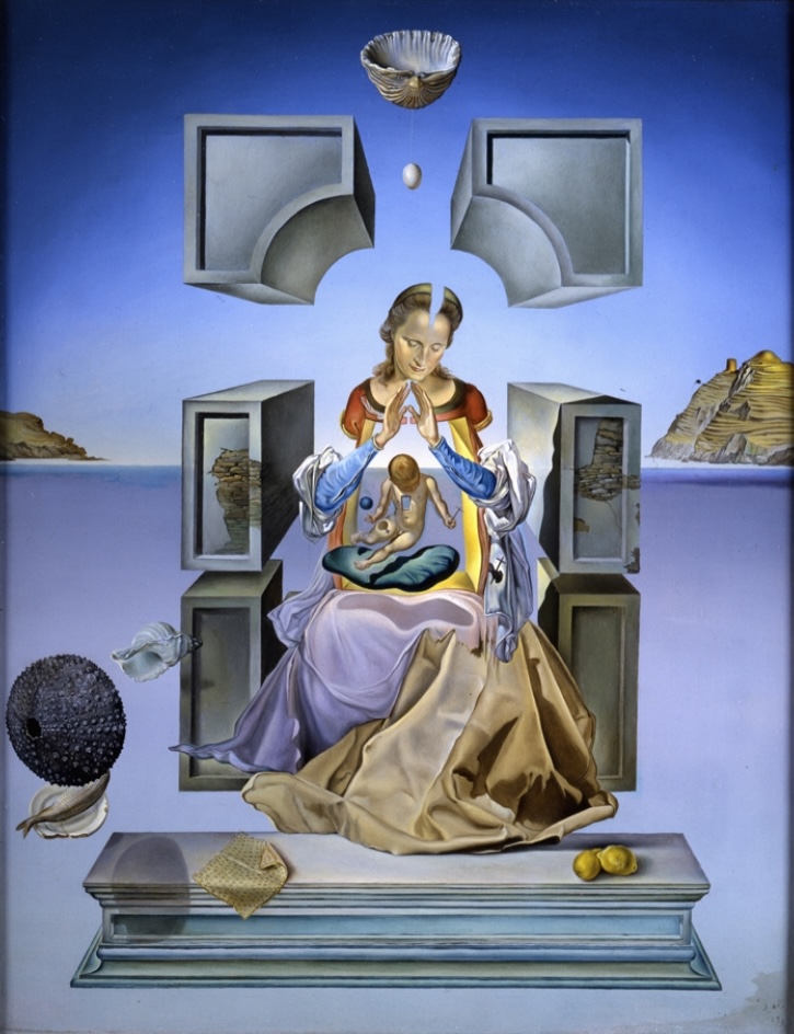 The First Study for the Madonna of Port Lligat, 1949 by Salvador Dali