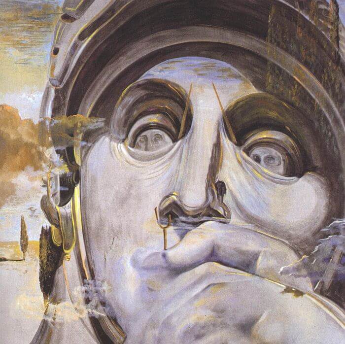 Head of Warrior, 1982 by Salvador Dali