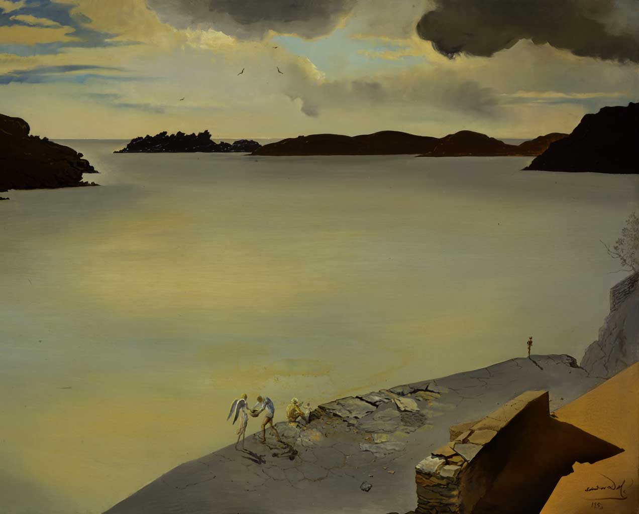 Landscape of Port Lligat, 1950 by Salvador Dali