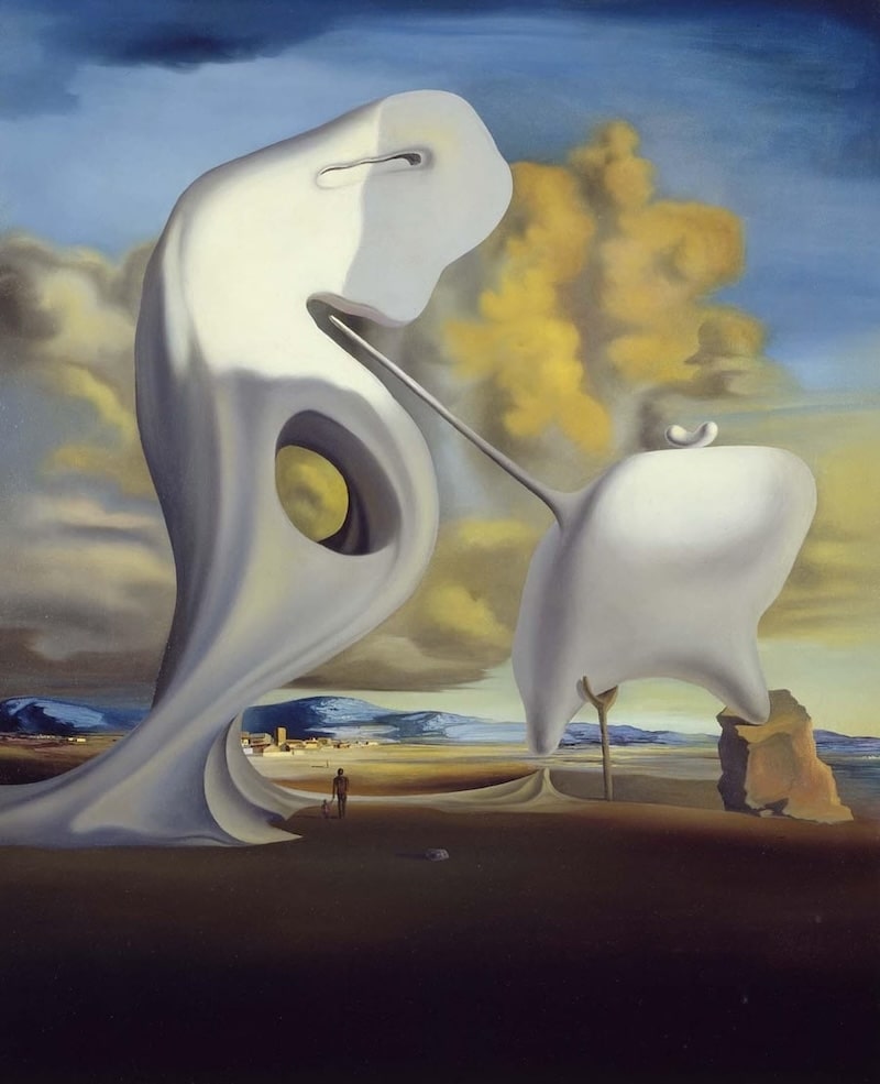 Millet's Architectonic Angelus, 1933 by Salvador Dali