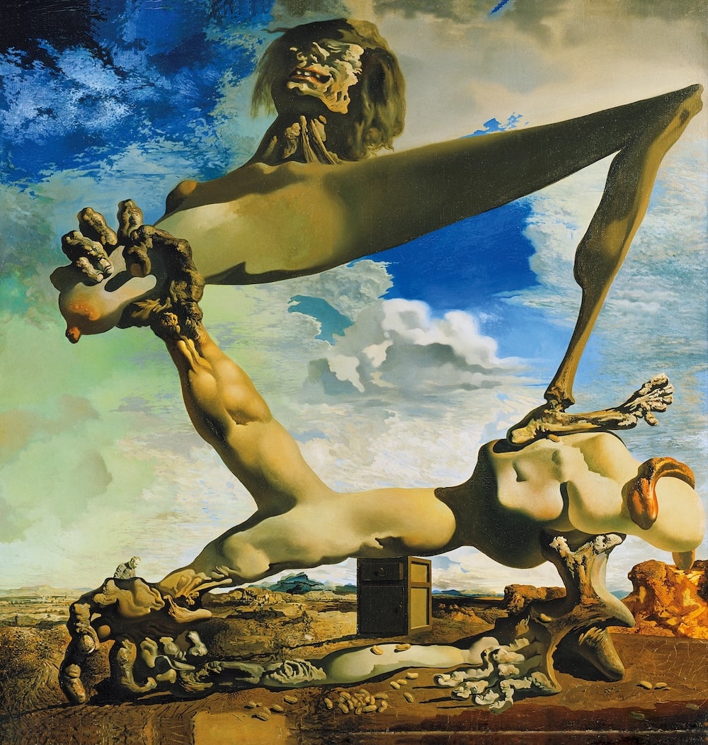 Soft Construction with Boiled Beans, 1936 by Salvador Dali