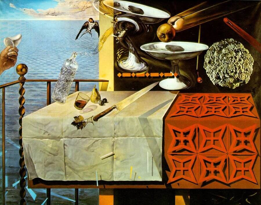 Still Life - Fast Moving, 1956 by Salvador Dali