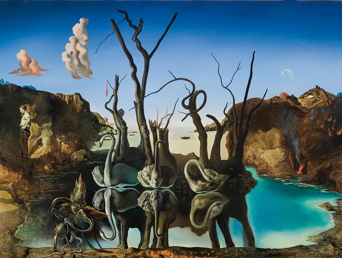 Swans Reflecting Elephants, 1937 by Salvador Dali