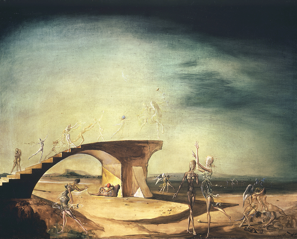 The Broken Bridge and the Dream, 1945 by Salvador Dali
