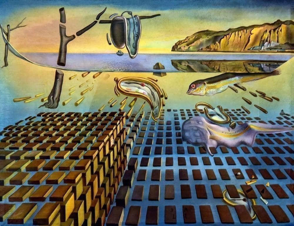 The Disintegration of the Persistence of Memory, 1954 by Salvador Dali