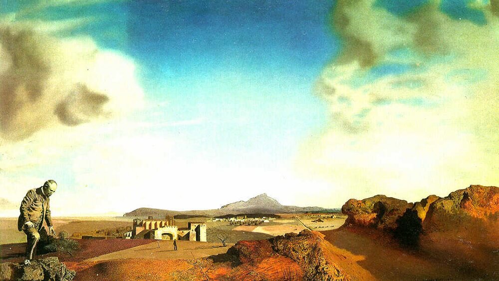 The Pharmacist of Ampurdan Seeking Absolutely Nothing, 1936 by Salvador Dali