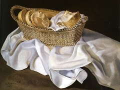 Basket of Bread by Salvador Dli