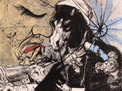 Interpretaton of Goya's Los Caprichos by Salvador Dali