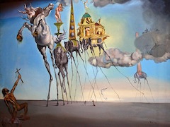 The Temptation of Saint Anthony by Salvador Dali